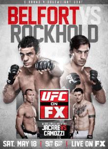 UFC on FX: Belfort vs. Rockhold - UFC Event Poster (May 18, 2013)