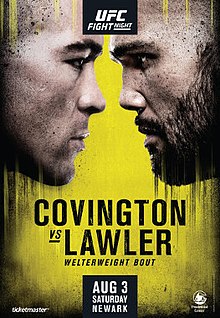 UFC Fight Night: Covington vs. Lawler - UFC Event Poster (August 03, 2019)