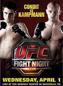 UFC Fight Night: Condit vs Kampmann - UFC Event Poster (April 01, 2009)