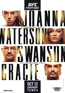 UFC Fight Night: Joanna vs. Waterson - UFC Event Poster (October 12, 2019)