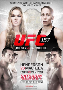 UFC 157: Rousey vs Carmouche - UFC Event Poster (February 23, 2013)