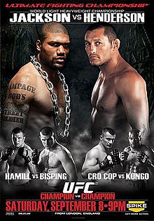 UFC 75: Champion vs Champion - UFC Event Poster (September 08, 2007)