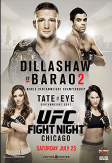 UFC on FOX: Dillashaw vs. Barao II - UFC Event Poster (July 25, 2015)