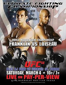 UFC 58: USA vs Canada - UFC Event Poster (March 04, 2006)