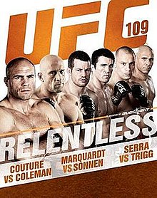 UFC 109: Relentless - UFC Event Poster (February 06, 2010)