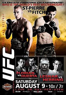 UFC 87: Seek And Destroy - UFC Event Poster (August 09, 2008)