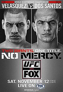 UFC on FOX: Velasquez vs Dos Santos - UFC Event Poster (November 12, 2011)