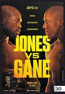 UFC 285: Jones vs. Gane - UFC Event Poster (March 04, 2023)