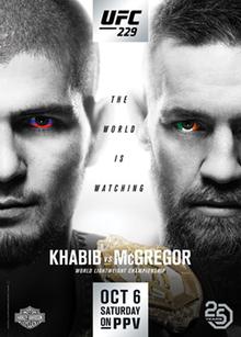 UFC 229: Khabib vs. McGregor - UFC Event Poster (October 06, 2018)