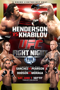 UFC Fight Night: Henderson vs Khabilov - UFC Event Poster (June 07, 2014)