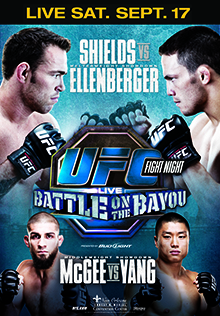 UFC Fight Night: Shields vs Ellenberger - UFC Event Poster (September 17, 2011)