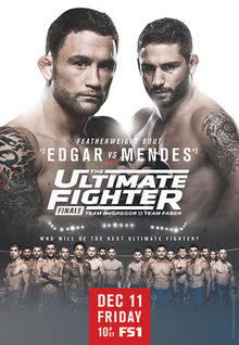 The Ultimate Fighter: Team McGregor vs. Team Faber Finale - UFC Event Poster (December 11, 2015)