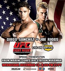 UFC Fight Night: Sanchez vs Riggs - UFC Event Poster (December 13, 2006)