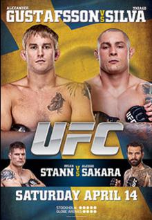 UFC on FUEL TV: Gustafsson vs Silva - UFC Event Poster (April 14, 2012)