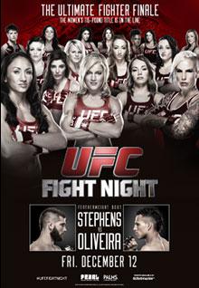 The Ultimate Fighter: A Champion Will Be Crowned Finale - UFC Event Poster (December 12, 2014)