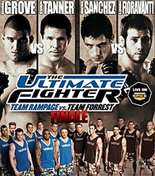 The Ultimate Fighter: Team Rampage vs Team Forrest Finale - UFC Event Poster (June 21, 2008)