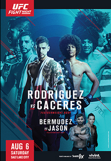 UFC Fight Night: Rodriguez vs. Caceres - UFC Event Poster (August 06, 2016)