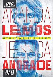 UFC Fight Night: Lemos vs. Andrade - UFC Event Poster (April 23, 2022)