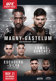 UFC Fight Night: Magny vs Gastelum - UFC Event Poster (November 21, 2015)