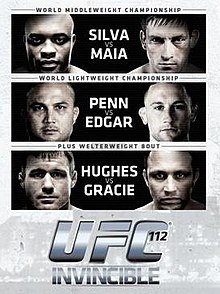 UFC 112: Invincible - UFC Event Poster (April 10, 2010)