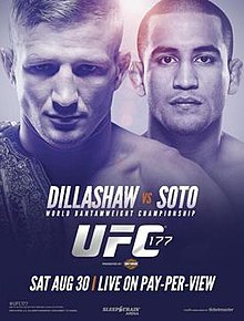 UFC 177: Dillashaw vs Soto - UFC Event Poster (August 30, 2014)