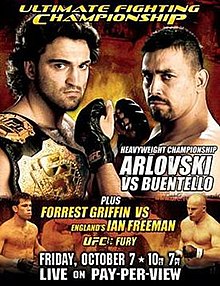 UFC 55: Fury - UFC Event Poster (October 07, 2005)