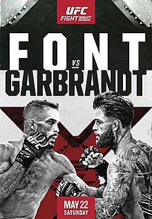 UFC Fight Night: Font vs. Garbrandt - UFC Event Poster (May 22, 2021)