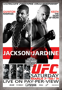 UFC 96: Jackson vs Jardine - UFC Event Poster (March 07, 2009)