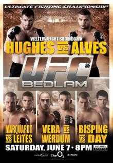 UFC 85: Bedlam - UFC Event Poster (June 07, 2008)