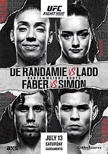 UFC Fight Night: De Randamie vs. Ladd - UFC Event Poster (July 13, 2019)