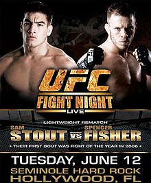 UFC Fight Night: Stout vs Fisher - UFC Event Poster (June 12, 2007)