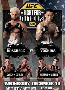 UFC Fight Night - Fight for the Troops - UFC Event Poster (December 10, 2008)