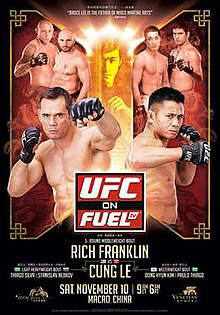 UFC Macao: Franklin vs Le - UFC Event Poster (November 10, 2012)