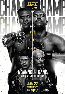 UFC 270: Ngannou vs. Gane - UFC Event Poster (January 22, 2022)