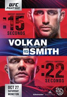 UFC Fight Night: Oezdemir vs. Smith - UFC Event Poster (October 27, 2018)