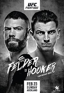 UFC Fight Night: Felder vs. Hooker - UFC Event Poster (February 22, 2020)