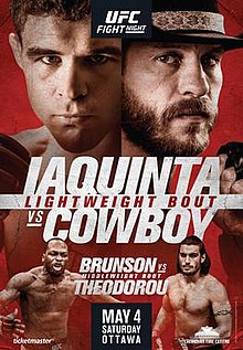 UFC Fight Night: Iaquinta vs. Cowboy - UFC Event Poster (May 04, 2019)