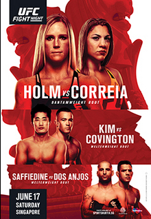 UFC Fight Night: Holm vs. Correia - UFC Event Poster (June 17, 2017)