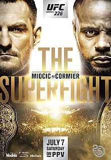 UFC 226: Miocic vs. Cormier - UFC Event Poster (July 07, 2018)