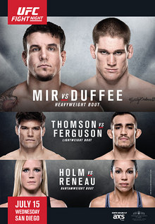 UFC Fight Night: Mir vs Duffee - UFC Event Poster (July 15, 2015)