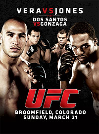 UFC Live: Vera vs Jones - UFC Event Poster (March 21, 2010)