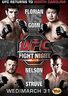 UFC Fight Night: Florian vs Gomi - UFC Event Poster (March 31, 2010)