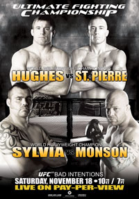 UFC 65: Bad Intentions - UFC Event Poster (November 18, 2006)