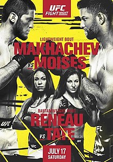 UFC Fight Night: Makhachev vs. Moises - UFC Event Poster (July 17, 2021)