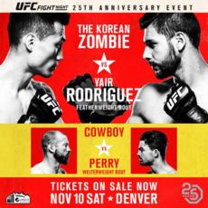 UFC Fight Night: Korean Zombie vs. Rodriguez - UFC Event Poster (November 10, 2018)