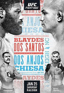 UFC Fight Night: Blaydes vs. Dos Santos - UFC Event Poster (January 25, 2020)