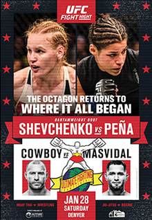 UFC on FOX: Shevchenko vs. Pena - UFC Event Poster (January 28, 2017)