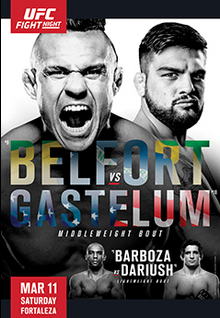 UFC Fight Night: Belfort vs. Gastelum - UFC Event Poster (March 11, 2017)