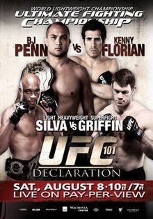 UFC 101: Declaration - UFC Event Poster (August 08, 2009)