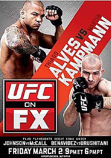 UFC on FX: Johnson vs McCall - UFC Event Poster (June 08, 2012)